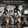 Black Cat Tuxedo Suit, Formal Wedding Birthday Outfit, M