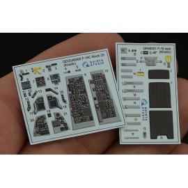 Quinta Studio QD48400 1/48 F-16C Block 25 3D Decal (for Kinetic Kit #48102)