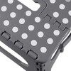 Casafield 9" Folding Step Stool with Handle, Gray - Portable