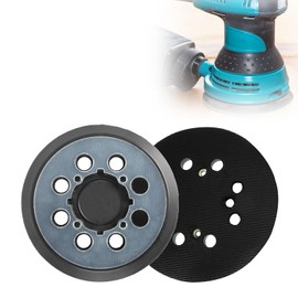 Schleifteller 125 mm 8 Löcher Schleifteller für DeWalt Exzenterschleifer Schleifmaschine kompatibel mit DWE6423 6423K DWE6421 6421K DCW210B Ersatzschleifteller für Schleifmaschine mit Haken und Ring