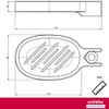 Schläfer 2817022 Soap Dish for Adjustable Shower Rail, Practical with
