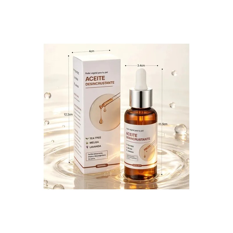 50ml*2 Facial Aceite Desincrustante Exfoliante Reduce Poros