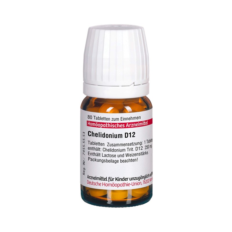 CHELIDONIUM D 12 Tablets Pack of 80