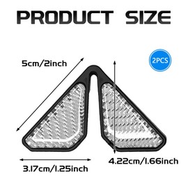 SamWinGear 2PCS Door Edge Guards Car Door Corner Protector Edge Guards, Carbon Fiber Anti-Collision & Anti-Scratch Sticker for Car Truck Auto Gate Ding Corner Protect Decorative Accessories (Silver)