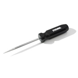 Steelman Tire Repair Probe Scratch Awl Punch, 4-inch Shank, Dual Bevel Point, for Metal Scribing, Piercing, and Punching Tasks
