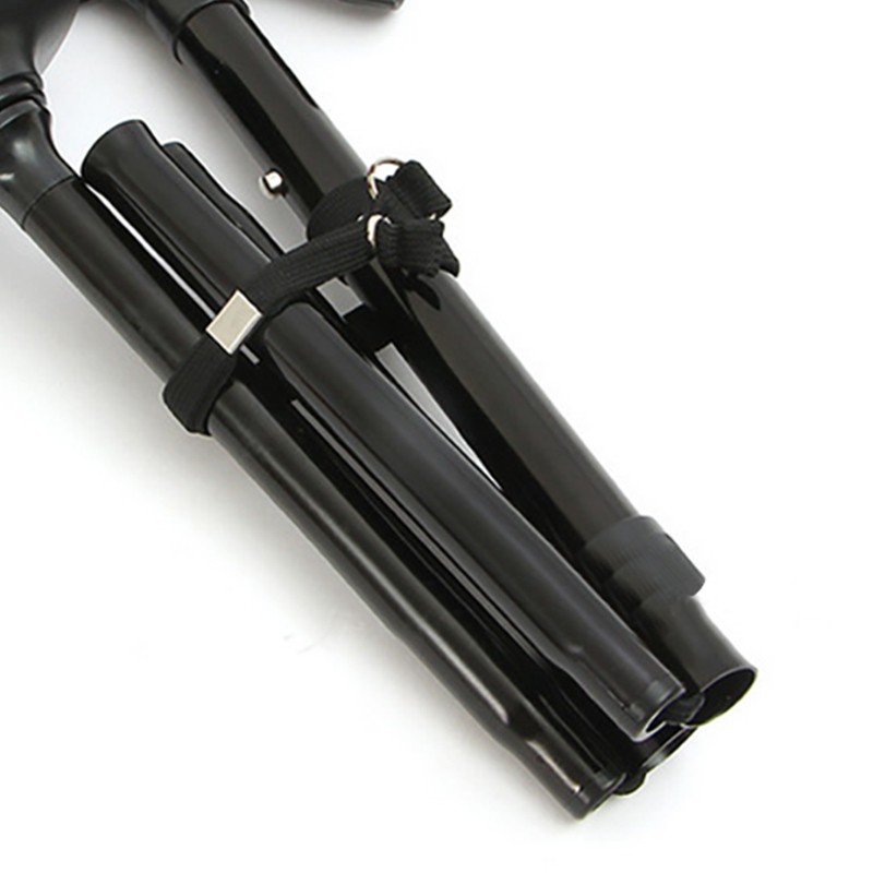 Foldable Walking Cane Adjustable Aluminum Alloy Walking Stick with 6