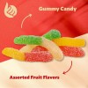 iLike! Sour Gummy Worms Candy, Assorted Fruit Flavors, 2-Pound Bag