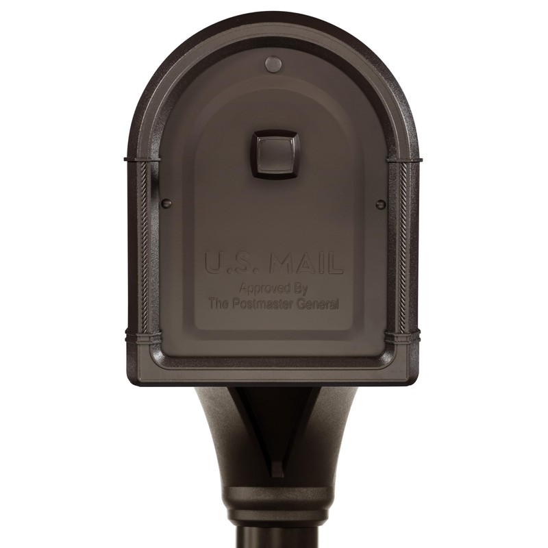 Architectural Mailboxes 7980RZ Roxbury Kit Mailbox, Rubbed Bronze