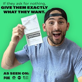 The Gift of Nothing - For The Person Who Has Everything, give Them This Funny Cleverly Designed Box of Air.When you open the Useless Gag Box, it is priceless, get the camera out.