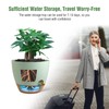 UOUZ 12 inch Large Self Watering Pots, Plastic Planters with
