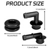 QQWD 53013360AA PCV CCV Vent Valve Elbow and Grommet Set