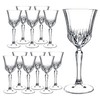 YANGNAY 12 Pack Multifunctional Wine Glasses, 7 oz Elegant Wine