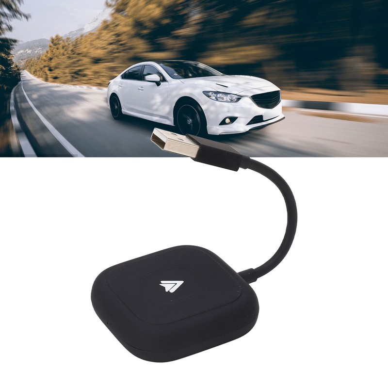 Car Wireless Adapter Plug Play Dongle Converts Wired to Wireless