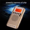 Aircraft Band Radio Receiver VHF Portable Full Band Radio Recorder