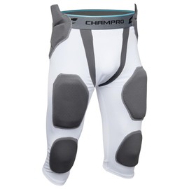 Champro Unisex-Adult Tri Flex - 7-Pad Girdle , White , Adult X-Large