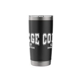 College Student Donation Accepted Humor Fun Stainless Steel Insulated Tumbler