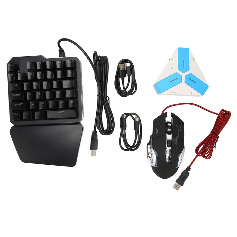 Keyboard Mouse Converter Combo Plug and Play Mobile Game Keypad