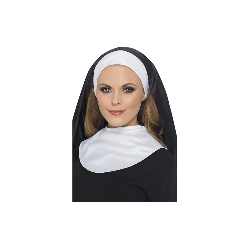 Smiffys Nuns Kit with Hood and Collar