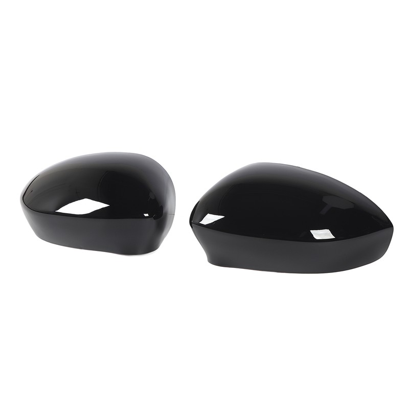 2 Pcs Door Side Rearview Mirror Cover Cap Left Right