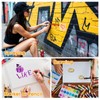 2 Inch Letter Stencils 42 Pcs Numbers Craft Stencils Plastic