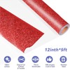 Glitter Heat Transfer Vinyl, 12" x 5ft Glitter HTV Vinyl