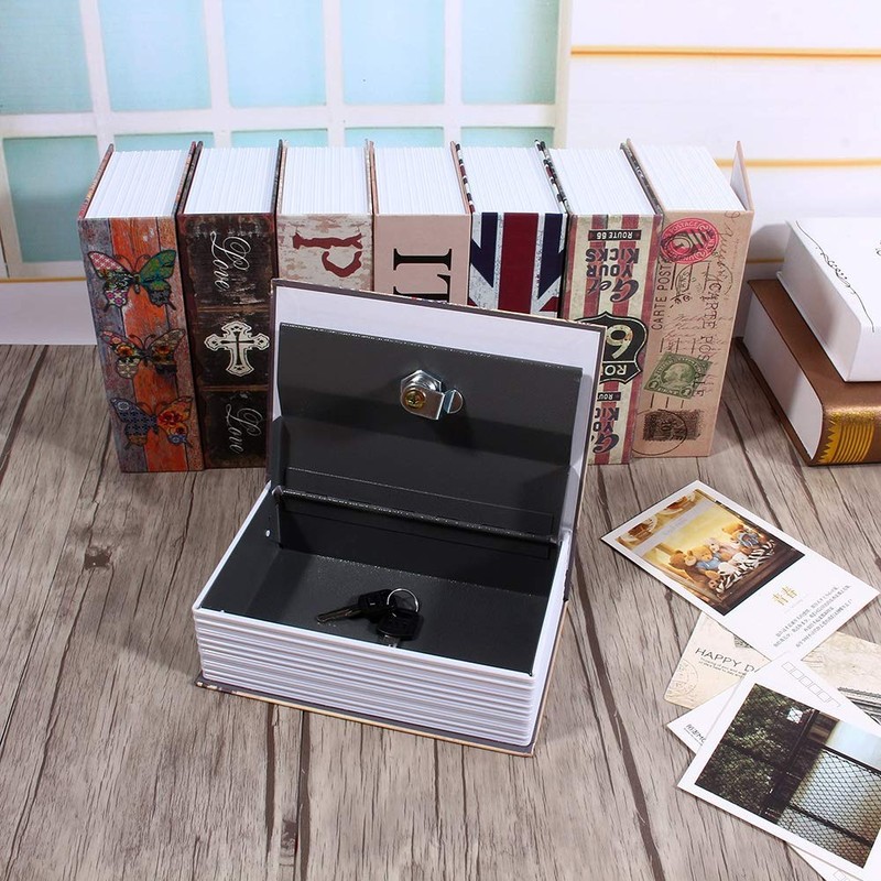 Nimomo Diversion Book Safe Storage Box, Security Box Sturdy Dictionary