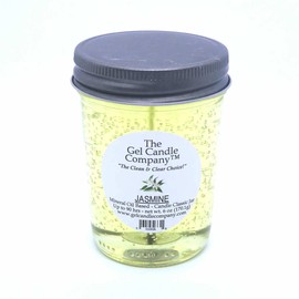 Jasmine Scented Mineral Oil Based Up to 90 Hour Classic Jar by The Gel Candle Company