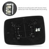 Passenger Right Side View Heated Mirror Glass with Backing Plate