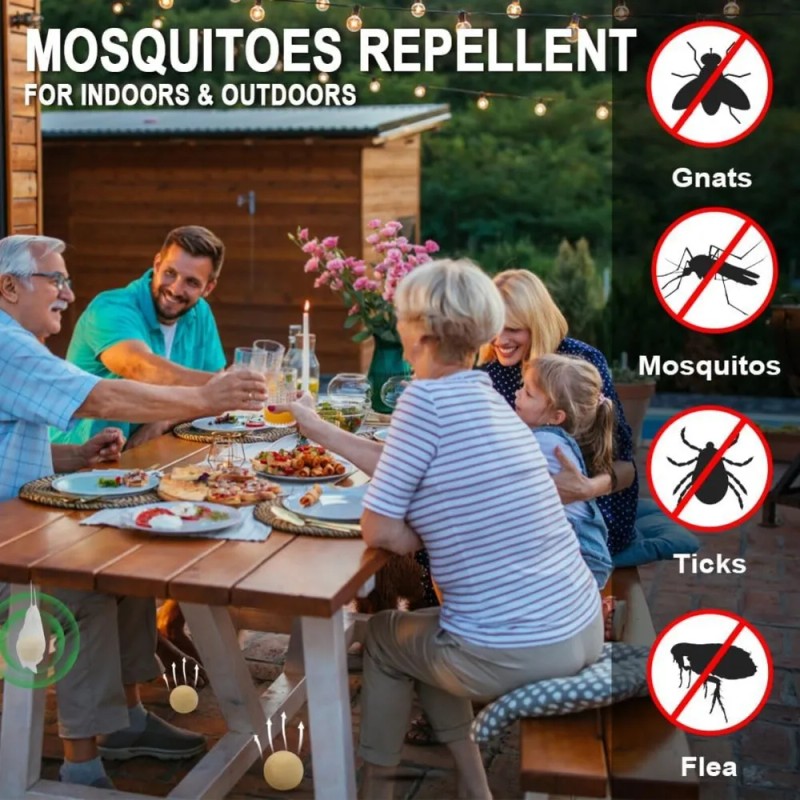 Repelente De Mosquitos Laebue Interior Y Exterior Pack 8 Pzs