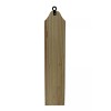 Dependable Industries Wood Indoor Wall Thermometer with Double Scales Fahrenheit