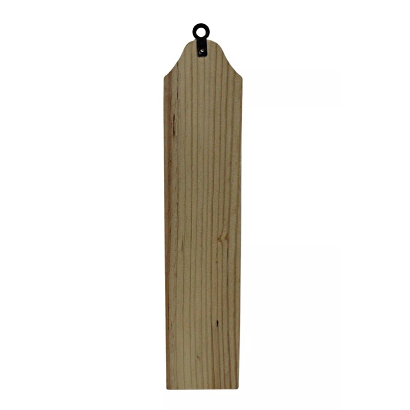 Dependable Industries Wood Indoor Wall Thermometer with Double Scales Fahrenheit