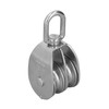 50mm/2.0in Marine Pulley Double Roller 400kg Loading 304 Stainless Steel