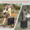 MHPOWOS Foldable Solar Panel 220W 110W Portable Solar Charger for