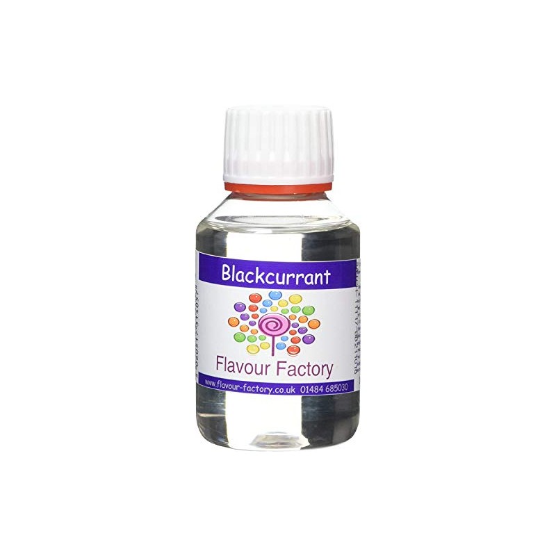 Flavour Factory Liquid Food Flavourings 100ml Flavour selections A-B (Blackcurrant)