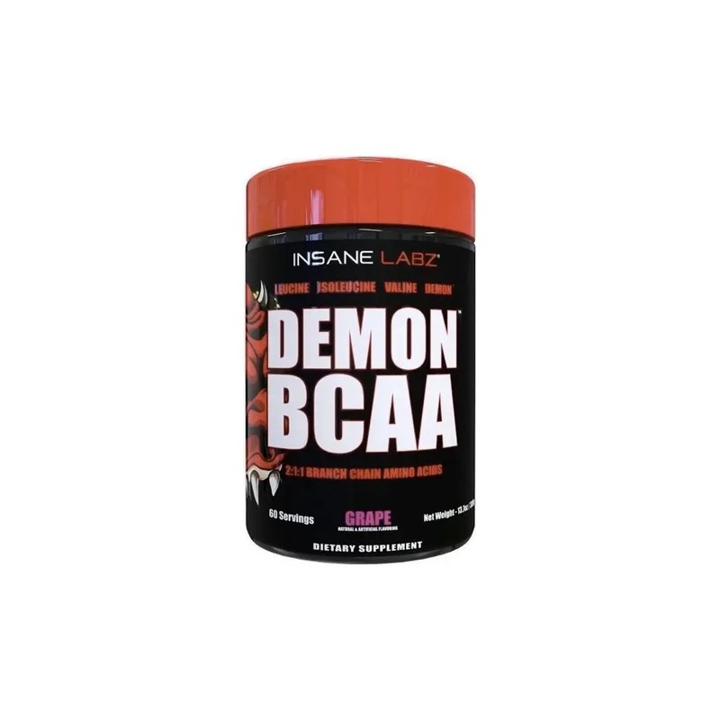 Aminoacidos Demon Bcaa Insane Labz 60 Serv. Sabor Uva Sabor
