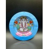 Metal Decorative Tray Printed Plate Elephant Table Side Table AshTray