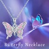 Freesloth Butterfly Necklaces for Women 925 Sterling Silver Butterfly Jewelry