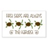 CafePress Sea Turtle Border Sticker Rectangle Bumper Sticker Car Decal
