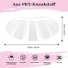 Pack of 30 Clear Face Visors, Plastic Face Protection, Transparent