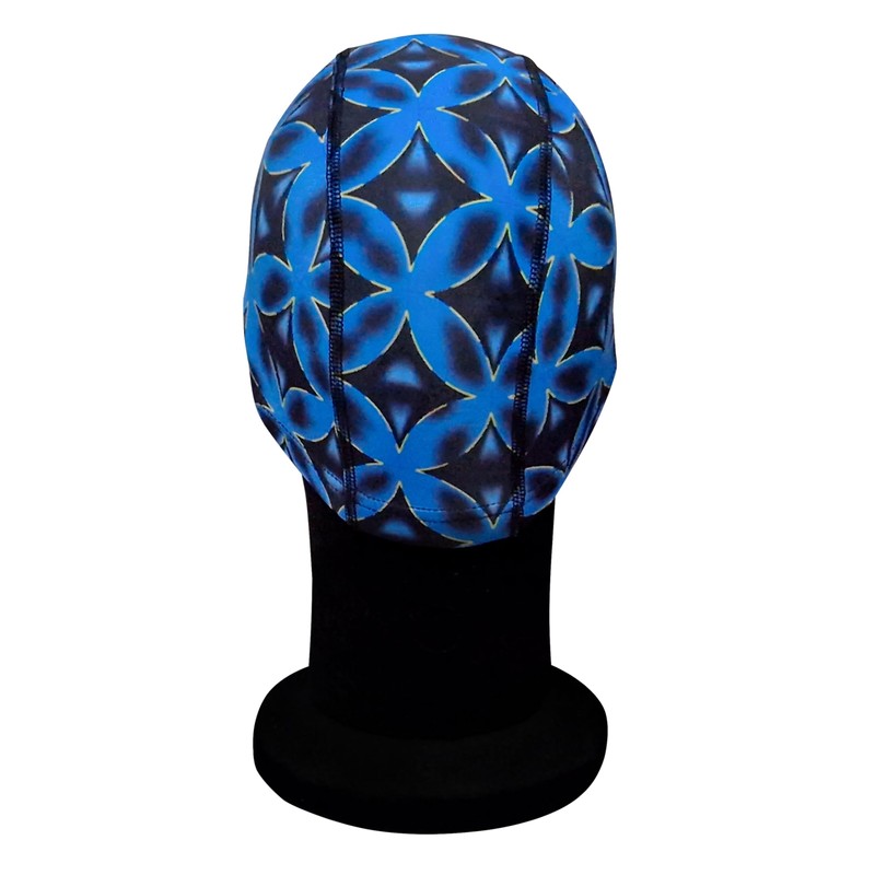Blue Reef Elasticated Unisex Nylon Lycra Stretchy Swim Hat Bathing