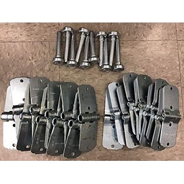 30 Pack Todco Door Repair Kit- Center & End Hinges + 1" Rollers Overhead Morgan