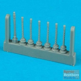 Quickboost QBT72029 1:72 Quickboost Heinkel He 111H-6 Late Gun Barrels (HAS/REV kit) #72029