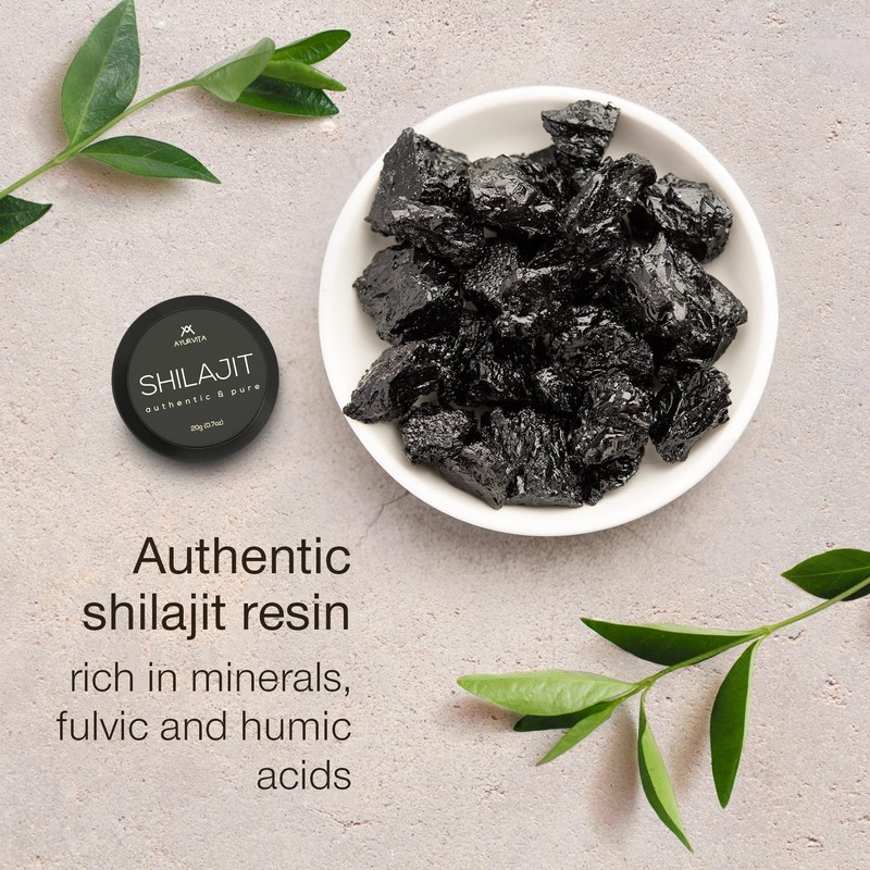 Pure Shilajit Resin 20 Grams- Purified & Natural - 80