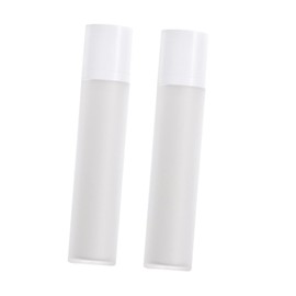 VICASKY 2pcs 50ml Airless Pump Jars for Travel Leak Proof Dispenser Bottles Set Pump for Lotion Serum Cream