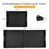 MYFIREPLACEDIRECT 2 Piece Adjustable Fireplace Ash Tray Pan | Expandable