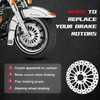 2 * 11.8''Harley front rotors Compatible with Harley Electra Glide/Road