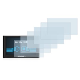 Savvies Pack of 6 Screen Protectors Compatible with Garmin Drive 51 LMT-S Screen Protector Film Ultra Transparent