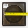 Deflecto Supurr-Vent® Louvered Vent Hood, 6", Brown