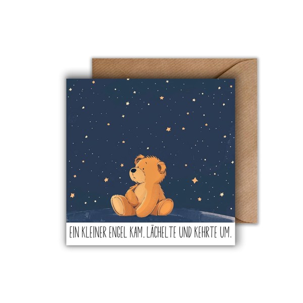 Sternenkind Card with Envelope - Empathetic Sympathy Card "Ein kleiner