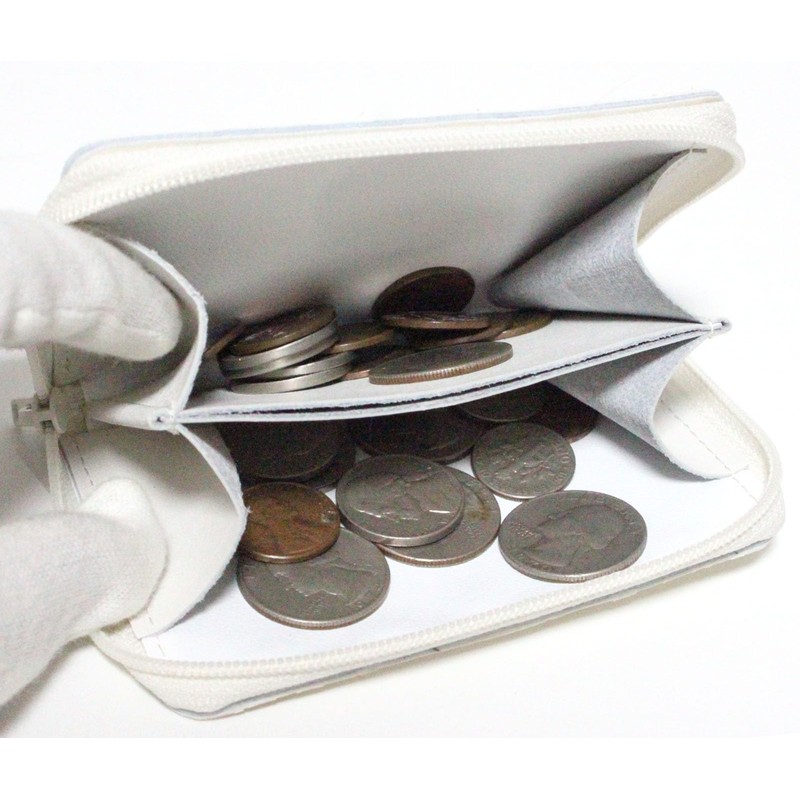 Berkut Diamond Python Coin Purse, YKK Coin Case, Palm Size,